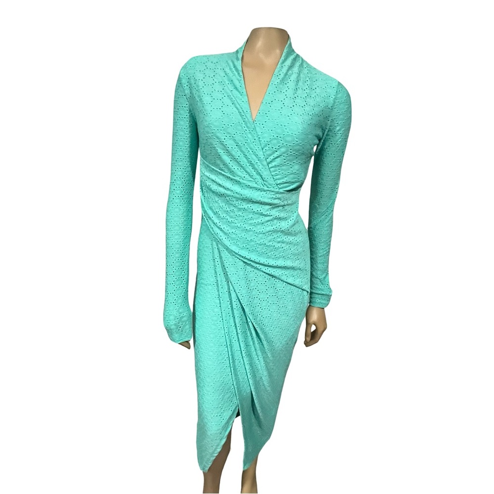 Rachel‎ Rachel Roy Turquoise Long Sleeve Dress